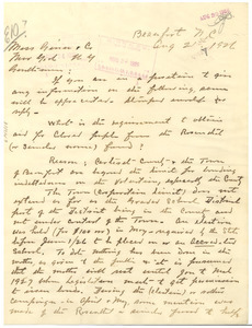 Letter from George Davis to Ginn and Co.