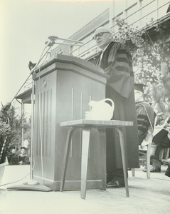 John J. McCloy speaking at the Centennial Convocation