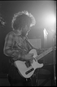 New Riders of the Purple Sage opening for the Grateful Dead at Sargent Gym, Boston University: Dave Nelson playing guitar
