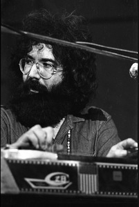 New Riders of the Purple Sage opening for the Grateful Dead at Sargent Gym, Boston University: Jerry Garcia on pedal steel guitar