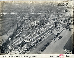 Park Street Station, birdseye view