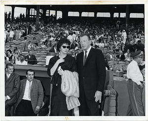 Actor Dan Dailey at Fenway Park