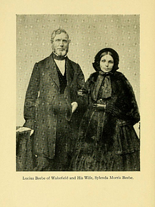 Lucius Beebe of Wakefield and Sylenda Morris Beebe, his wife, their forbears and descendants