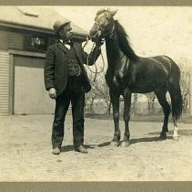 Daniel L Tappan and Horse
