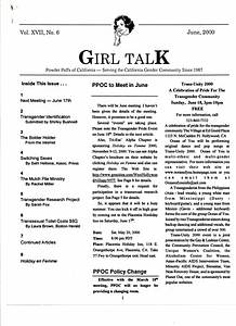 Girl Talk, Vol. 17 No. 6 (June, 2000)