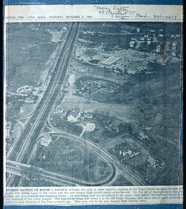 View from the air of West Cliftondale, Essex Street & Turnpike