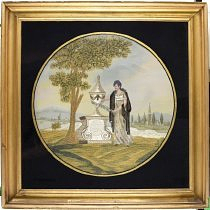 Mourning Embroidery for Mary Locke Whittemore