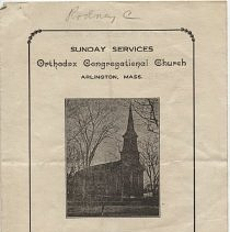 Orthodox Congregational Church Sunday Services