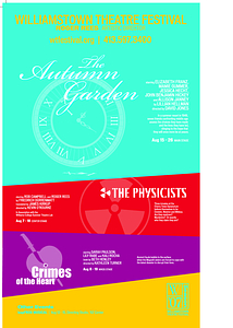 The Autumn Garden, The Physicists, and Crimes of the Heart