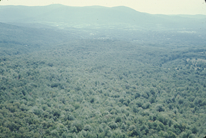 Aerial oblique view southeast across Plains of Abraham 2 Sept 1971.
