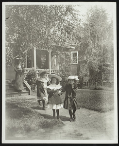 Children playing outside, Springfield, Mass.