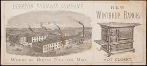 Trade card, Winthrop Ranges, Dighton Furnace Company, North Dighton, Mass.