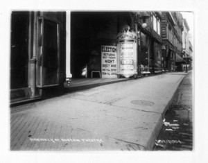 Sidewalk at Boston Theatre, 537 Washington St., Boston, Mass., November 13, 1904