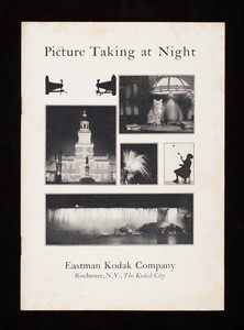 Picture taking at night, published by Eastman Kodak Company, Rochester, New York