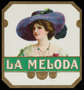 Label for La Meloda, cigars, Landfield & Steele makers, location unknown, undated