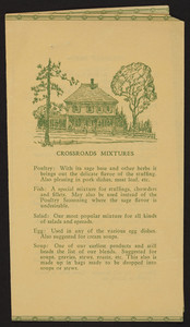 Leaflet for The Crossroads Herbery, Orleans, Mass., undated