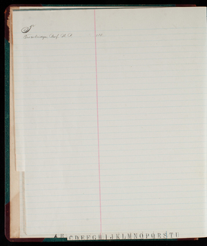 Thomas Lincoln Casey Letterbook, 1888-1895, index: TU