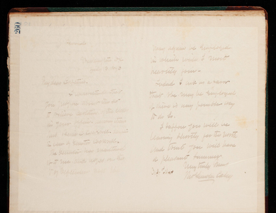 Thomas Lincoln Casey Letterbook (1888-1895), Thomas Lincoln Casey to Captain Faber, July 13, 1893