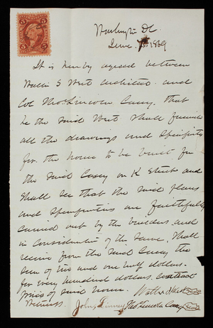 Walter West to Thomas Lincoln Casey, June 7, 1869