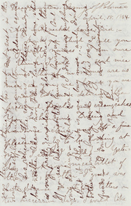 Letter from Theodore Lyman to Elizabeth Lyman, 18 April 1864