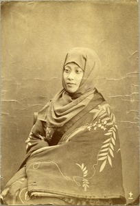 Japanese woman seated