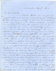 Letter from Samuel Fowler Lyman to Joseph Lyman