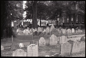 Granary Burying Ground: view across the cemetery