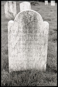 Gravestone of Abigail Holbrook Tomlinson (1797), Great Hill Cemetery