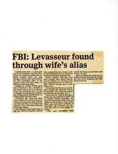 FBI: Levasseur found through wife's alias