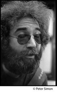 Jerry Garcia: portrait close-up