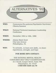 Alternatives '92 fliers
