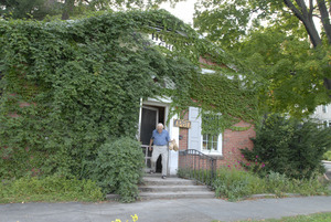 Hungry Ghost Bread: customer exiting the bakery