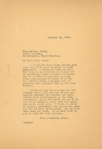 Letter from W. E. B. Du Bois to Marthe Sturm