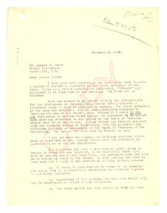 Letter from George W. Crawford to Emmett Scott