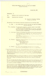 United Negro Peoples Committee for Peace and Freedom memorandum #1