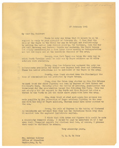 Letter from W. E. B. Du Bois to United States Office of Education