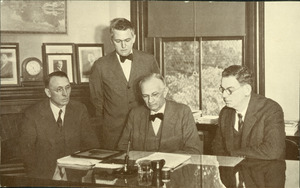 Roscoe W. Thatcher with other University Presidents