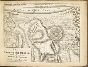Plan of part of Fort George, with the barracks &c. erected in the year 1759