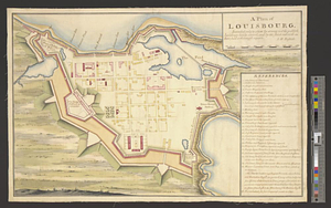 A plan of Louisbourg