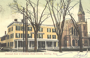 Elmwood Hotel and Christian Union Church, Reading, MA