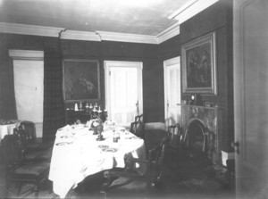 Franklin Haven House, 97 Mount Vernon St., Boston, Mass., Dining Room.