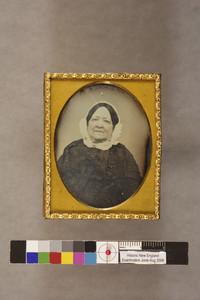 Unidentified elderly woman in lace cap