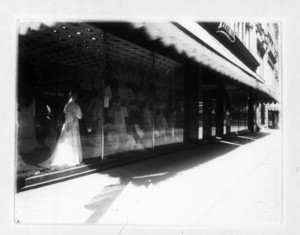 Sidewalk at Filene's Store, 453-463 Washington Street, Boston, Mass., undated