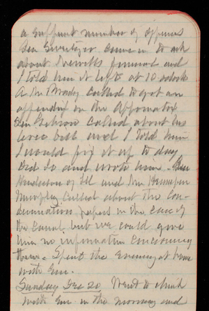Thomas Lincoln Casey Notebook, October 1891-December 1891, 91, a sufficient number of officers