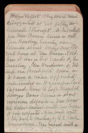 Thomas Lincoln Casey Notebook, November 1894-March 1895, 087, Hodges Report. They were much
