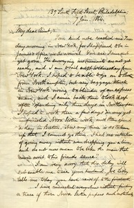 Letter from Benjamin Smith Lyman to Susan Lesley