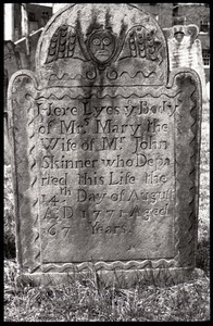 Gravestone of Mary Skinner (1771), Ancient Burying Ground