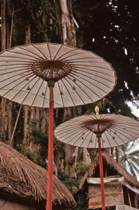 Temple parasols