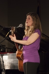 Dar Williams, performing at the First Congregational Church in Wellfleet
