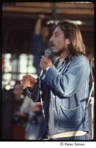 MUSE concert and rally: John Trudell speaking at the No Nukes rally